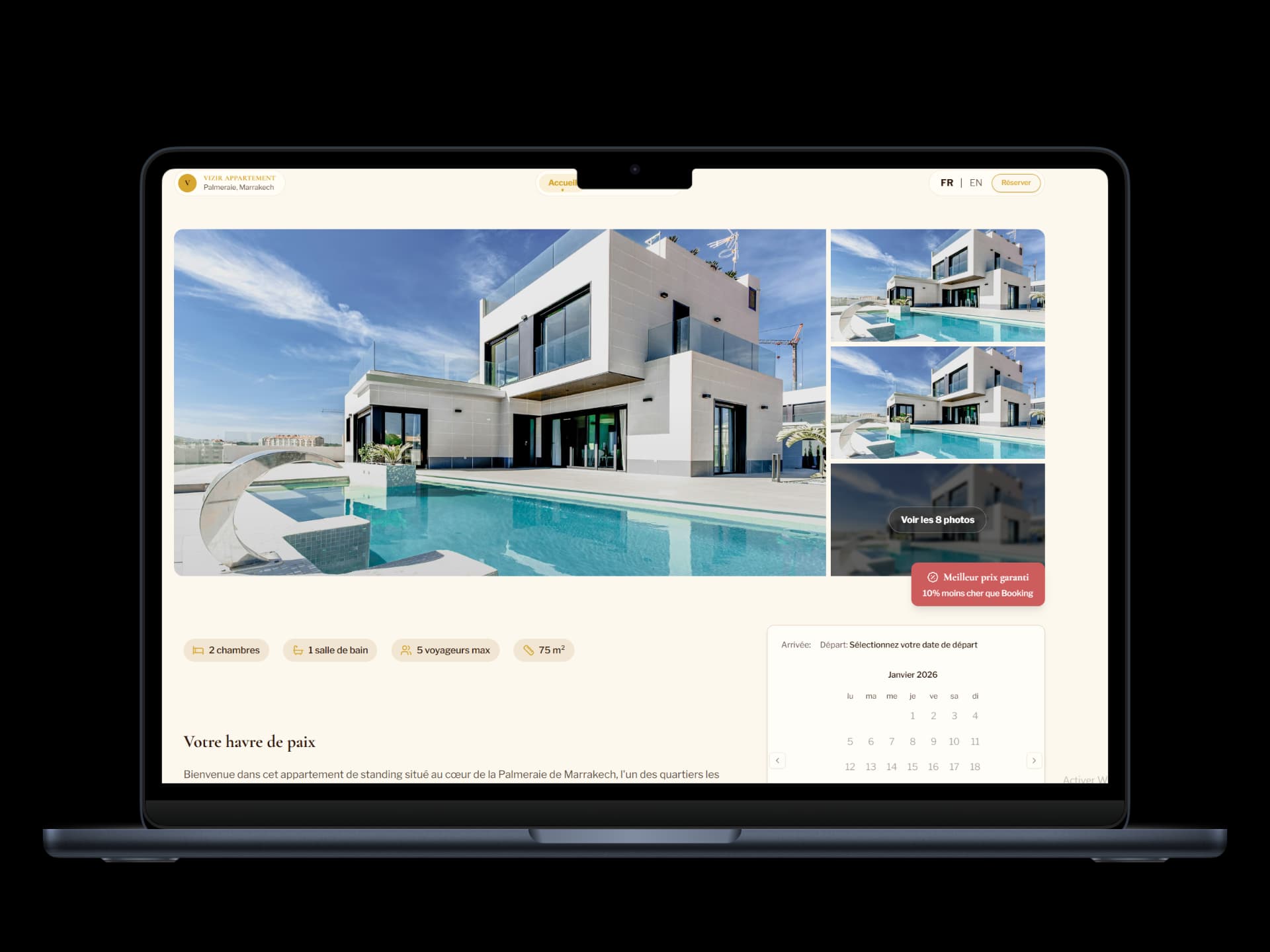 Aperçu du projet Vizir Marrakech